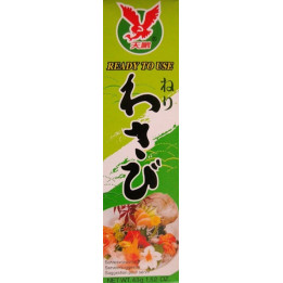 Wasabi Paste sehr scharf Tube 43g Sushi grüner Japan Meerrettich Wasabipaste