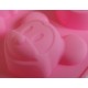 Maus Pralinenform Silikon Backform  rosa ca. 20,7cm x 14,8cm x3,1cm /6 Mäuse Eiswürfelform