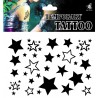 SternTattoo 1 Bogen Fake Tattoo - einmal tatoos temporary Totenkopf Piraten