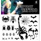 Spinnen Skorpion Käfer Tattoo 1 Bogen Fake Tattoo (15,5cm x 10,5cm )- einmal tatoos temporary