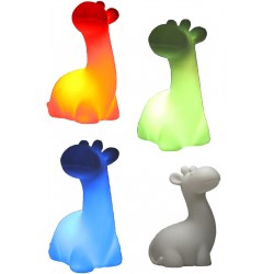 LED Nachtlicht Giraffe Farbwechsel mit Batterie, ca. H:12,5xB:6,5xT:8cm)Kinderlicht nachtlampe PVC/ABS/Vinyl