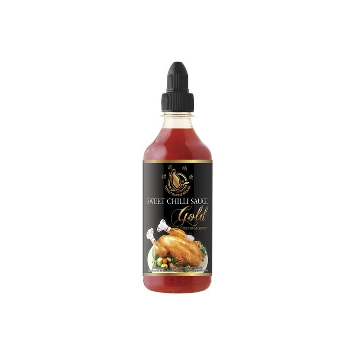 süße Chilisauce 455 ml Flasche, Thai Dancer z.B. für Frühlingsrollen, Dip, Fleisch, Fisch sweet Chilli sauce