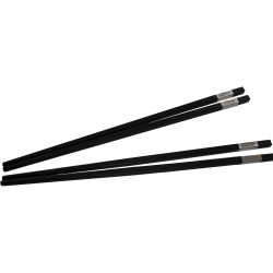 1 Paar Schwarze Metall Essstäbchen Silber oder Gold chopsticks Esstäbchen 2Stück