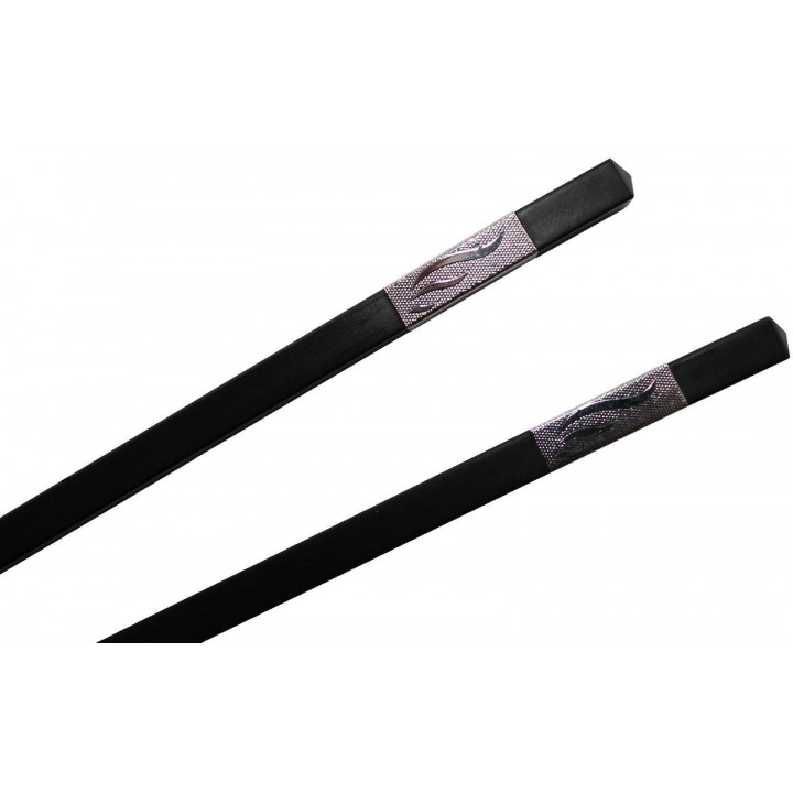 1 Paar Schwarze Metall Essstäbchen Silber oder Gold chopsticks Esstäbchen 2Stück