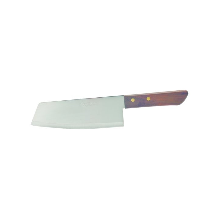 Nakiri Küchenmesser mit Holzgriff und Edelstahlklinge asiatisches Kochmesser Klinge 18,5cm