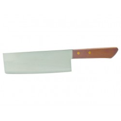 Nakiri Küchenmesser mit Holzgriff und Edelstahlklinge asiatisches Kochmesser Klinge 19cm