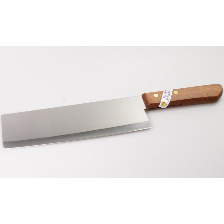Nakiri Küchenmesser mit Holzgriff und Edelstahlklinge asiatisches Kochmesser Klinge 19cm