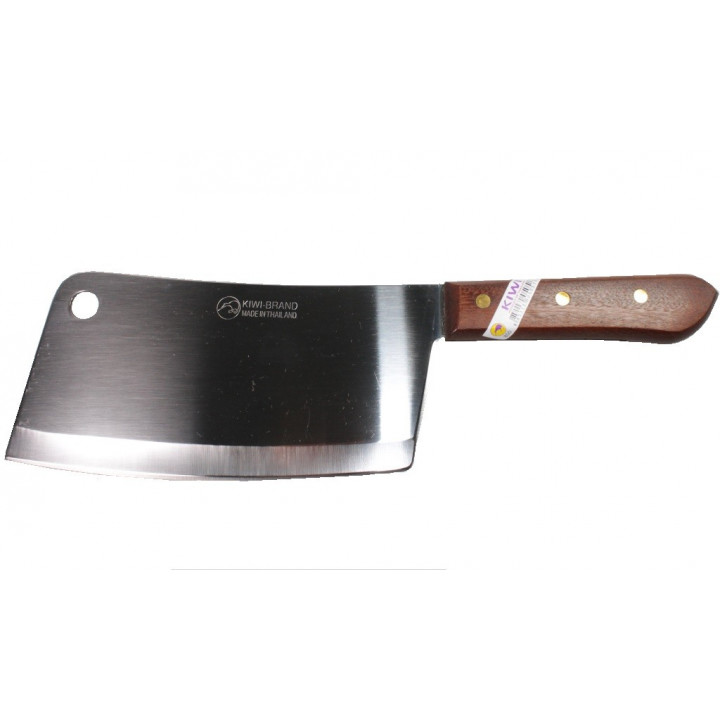 Hackbeil Edelstahl Holzgriff Klinge 19cm Hackmesser Fleischerbeil Küchenbeil Beil