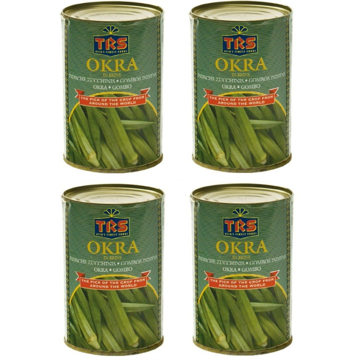 Okraschoten 400g in SalzWasser indische Zucchini OKRA Schoten Wok Gemüse