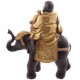 Buddha auf Elefant,  Buddafigur feng shui buddhismus 2 varianten aus Polyresin