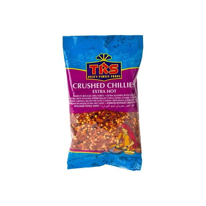 Chili Flocken EXTRA SCHARF chillischrot geschrotet crushed chili 100g Topgewürze