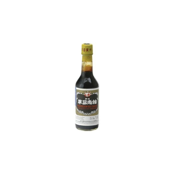 Pilz Sojasauce 150ml - Sojasoße mit Pilzen zum Würzen von Sushi Wok Gerichten