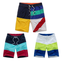 Coole Badeshort Herrenshort in Trendfarben - zur Wahl in 3 Varianten und 4 Größen - 100% Polyester Badehose