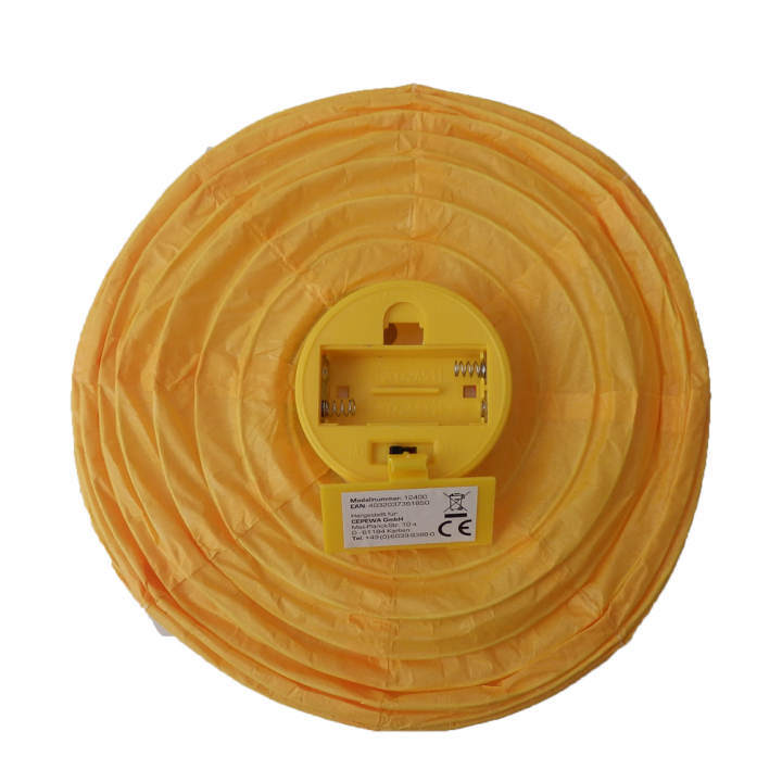 LED Lampion Ø 20cm - 4er Pack Papier-Laterne Gartenlampion