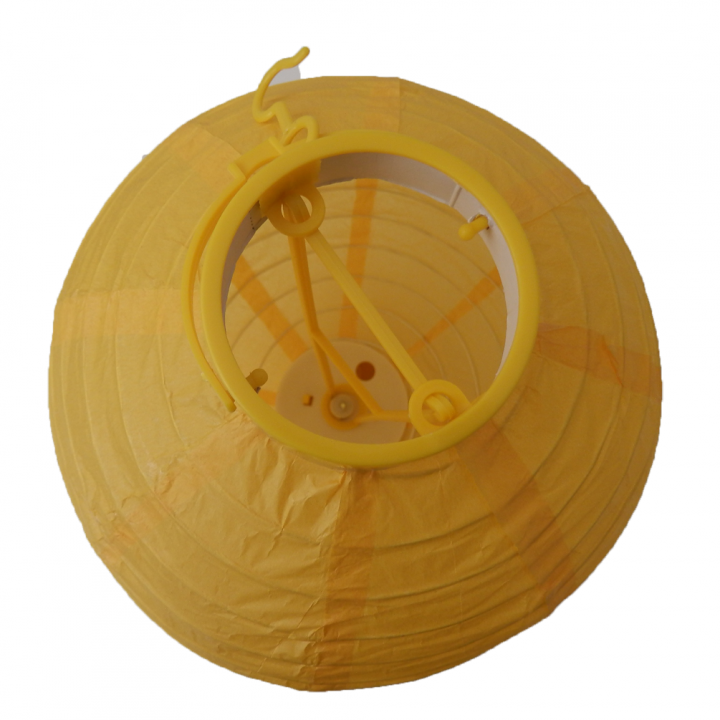 LED Lampion Ø 20cm - 4er Pack Papier-Laterne Gartenlampion