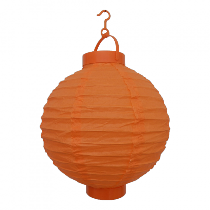 LED Lampion Ø 20cm - 4er Pack Papier-Laterne Gartenlampion