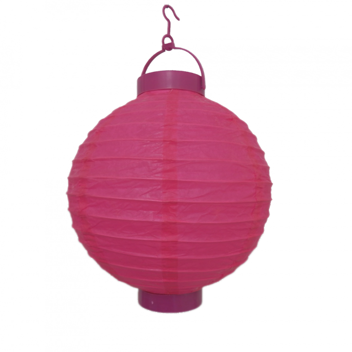 LED Lampion Ø 20cm - 4er Pack Papier-Laterne Gartenlampion
