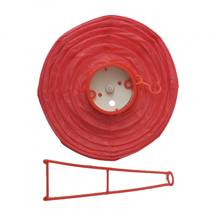 LED Lampion Ø 20cm - 4er Pack Papier-Laterne Gartenlampion