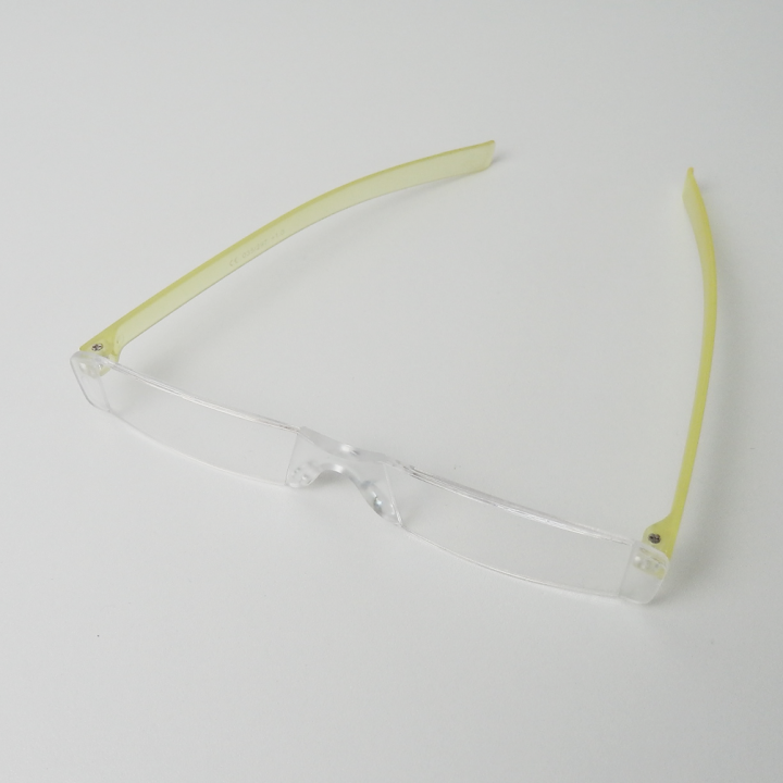 stylische Lesebrille (B:13cm) mit Etui in 6  modischen Farben 5 Stärken Sehhilfe aus Kunststoff Gläser ca. 2,1cm x 4,8cm