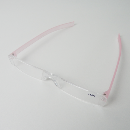 stylische Lesebrille (B:13cm) mit Etui in 6  modischen Farben 5 Stärken Sehhilfe aus Kunststoff Gläser ca. 2,1cm x 4,8cm
