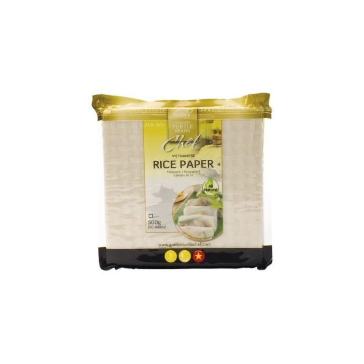 Reispapier Frühlingsrollen eckig 50 Blatt 500g orientalische Speisen rice paper