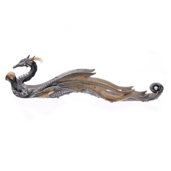 Räucherstäbchenhalter chinesischer Drache  (32,5cmx5,7cmx5cm) aus Polyresin für Räucherstäbchen