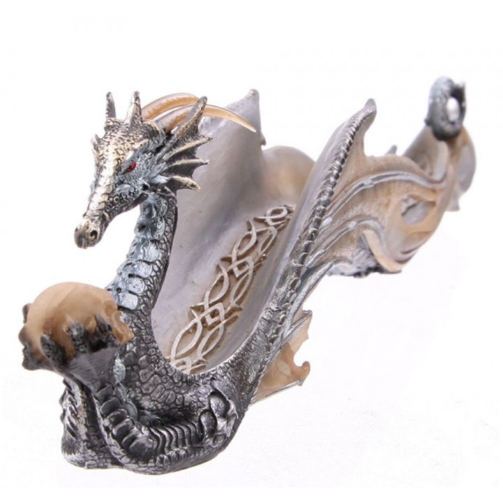 Räucherstäbchenhalter chinesischer Drache  (32,5cmx5,7cmx5cm) aus Polyresin für Räucherstäbchen