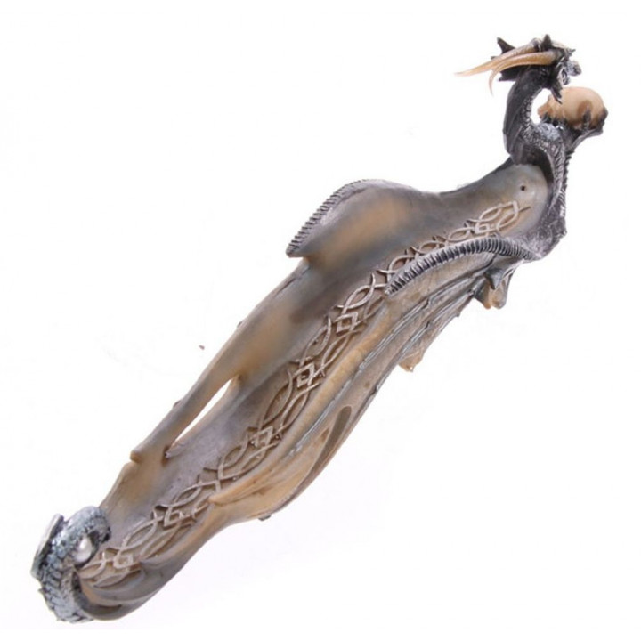 Räucherstäbchenhalter chinesischer Drache  (32,5cmx5,7cmx5cm) aus Polyresin für Räucherstäbchen
