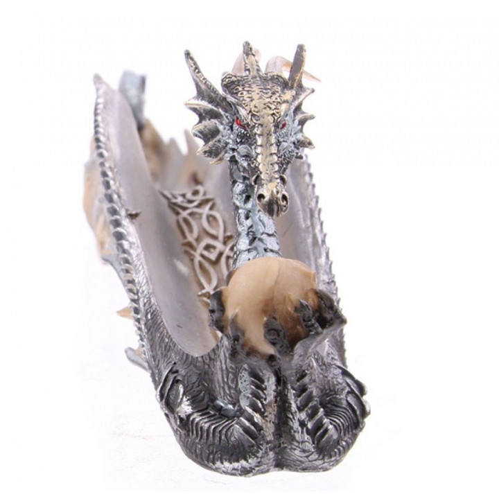 Räucherstäbchenhalter chinesischer Drache  (32,5cmx5,7cmx5cm) aus Polyresin für Räucherstäbchen