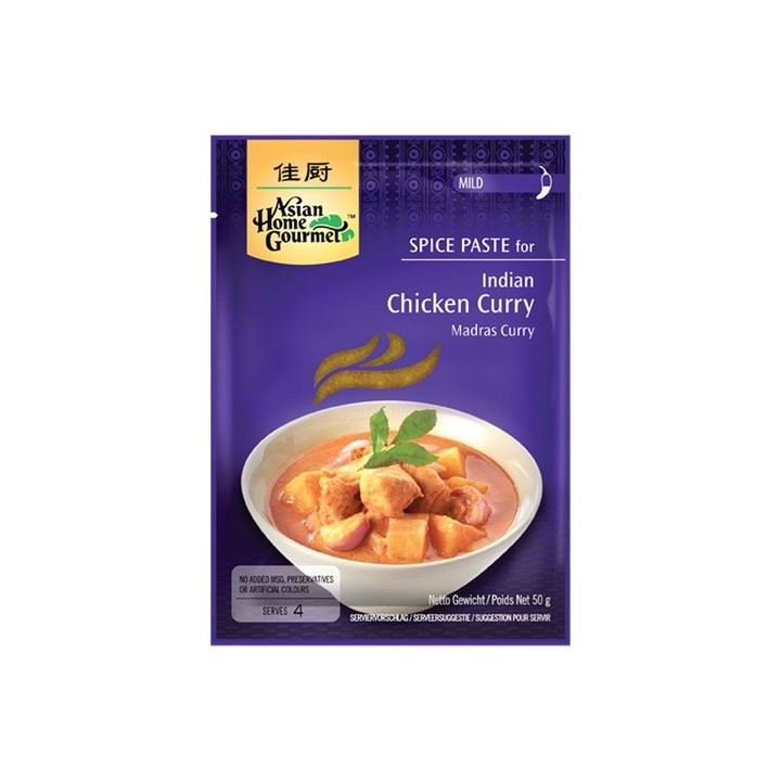 Singapur Chicken Curry Paste mit Rezept curry Huhn Gewürzpaste Nonya Curry NEU