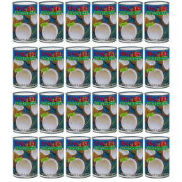 24x Kokosmilch a 400ml LIGHT 5% Fett  Dose coconut milk 4,8 Liter