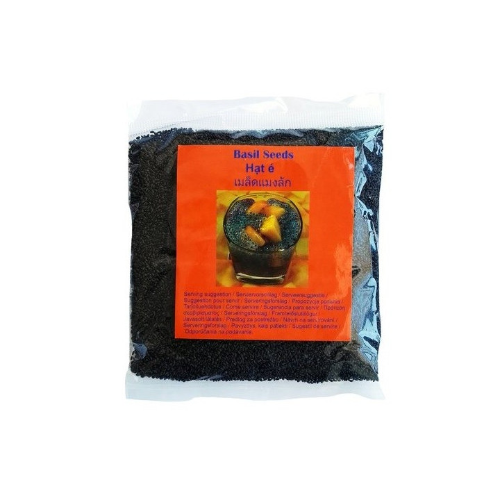Basilikumsamen 100g Basilikum Samen Superfood Basil Seeds Sabja Seeds