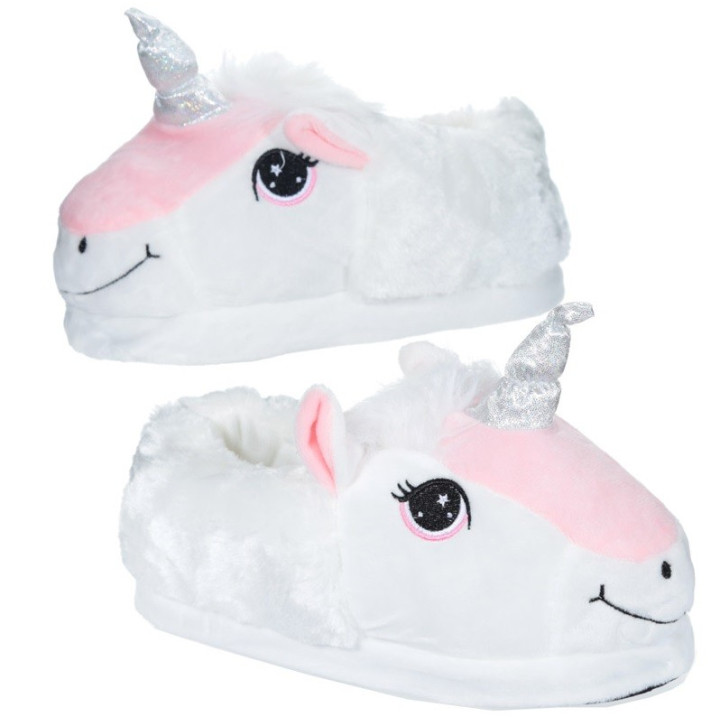 Trendige Einhorn Hausschuhe Schuhe Schläppchen Slipper Unicorn