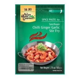 Szechuan Chili Ingwer Knoblauch Gewürzpaste Hot 4Pers. Chilli Ginger Garlic stir fry