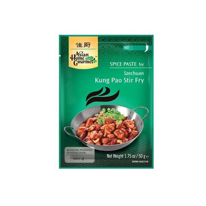 Szechuan Kung Pao Stir Fry Gewürzpaste Hot für 4 Pers. mit Rezept chiligericht