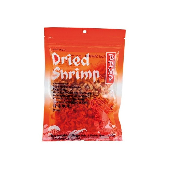 getrocknete Garnelen 100g Medium Shrimps Krebstiere gesalzen ohne Zusätze