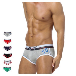 Trendy & bequemer Herren Hipster Boxershorts  - zur Wahl in 6 Farben und 4 Größen -  Baumwolle/Elasthan