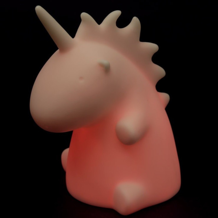 Einhorn LED Nachtlicht mit Farbwechsel inkl. Batterie Kinderlicht Stimmungslicht Unicorn