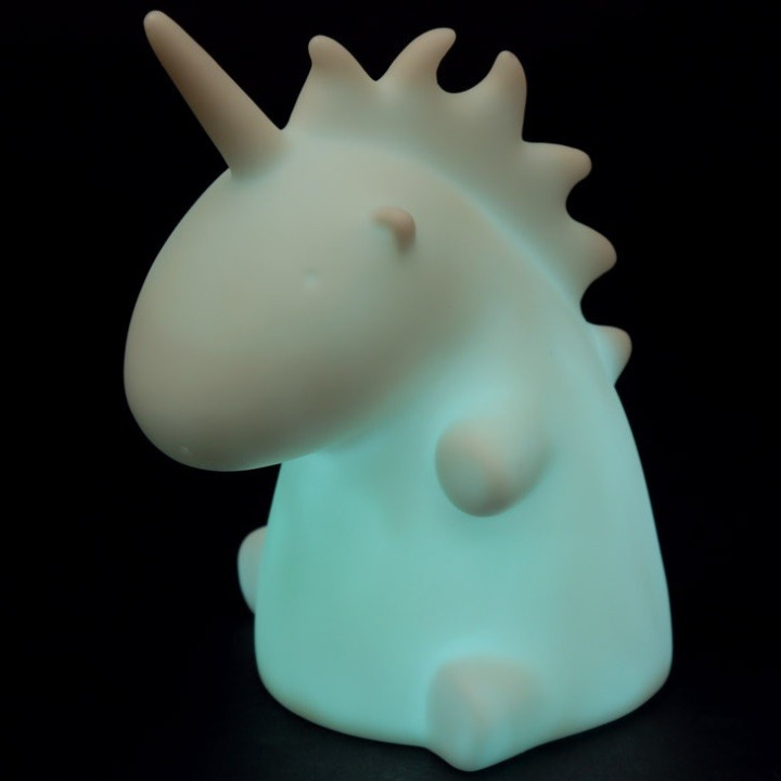 Einhorn LED Nachtlicht mit Farbwechsel inkl. Batterie Kinderlicht Stimmungslicht Unicorn