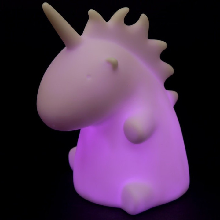Einhorn LED Nachtlicht mit Farbwechsel inkl. Batterie Kinderlicht Stimmungslicht Unicorn