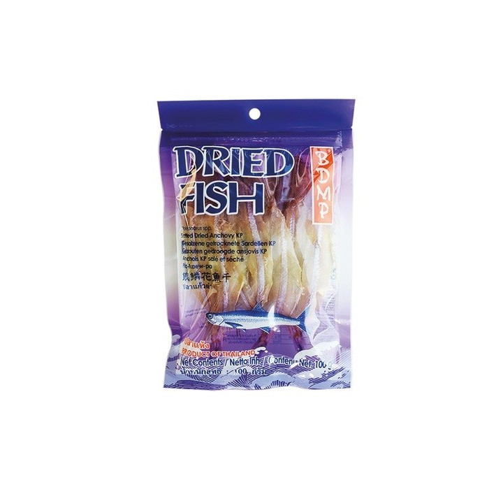 Sardellen 100g getrocknet gesalzen Filet Anchovy getrockneter Fisch Thai Trockenfisch ohne Zusätze