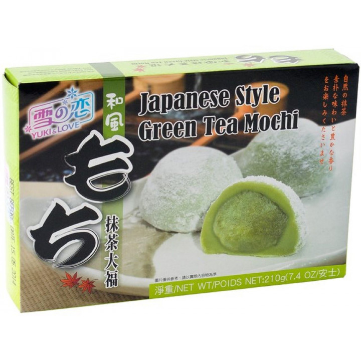 2x Japan Reiskuchen Mix Pack Grüner Tee Mochi + Adzuki Mochi Dessert Nachtisch