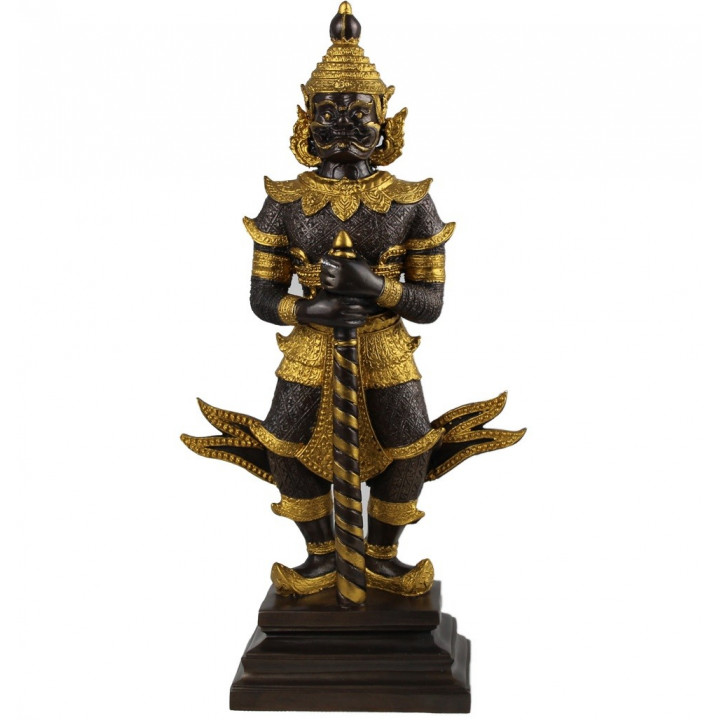 Bronze Cayenne Tempelwächter handgefertigt Buddha TUK Yaksha - limited Edition