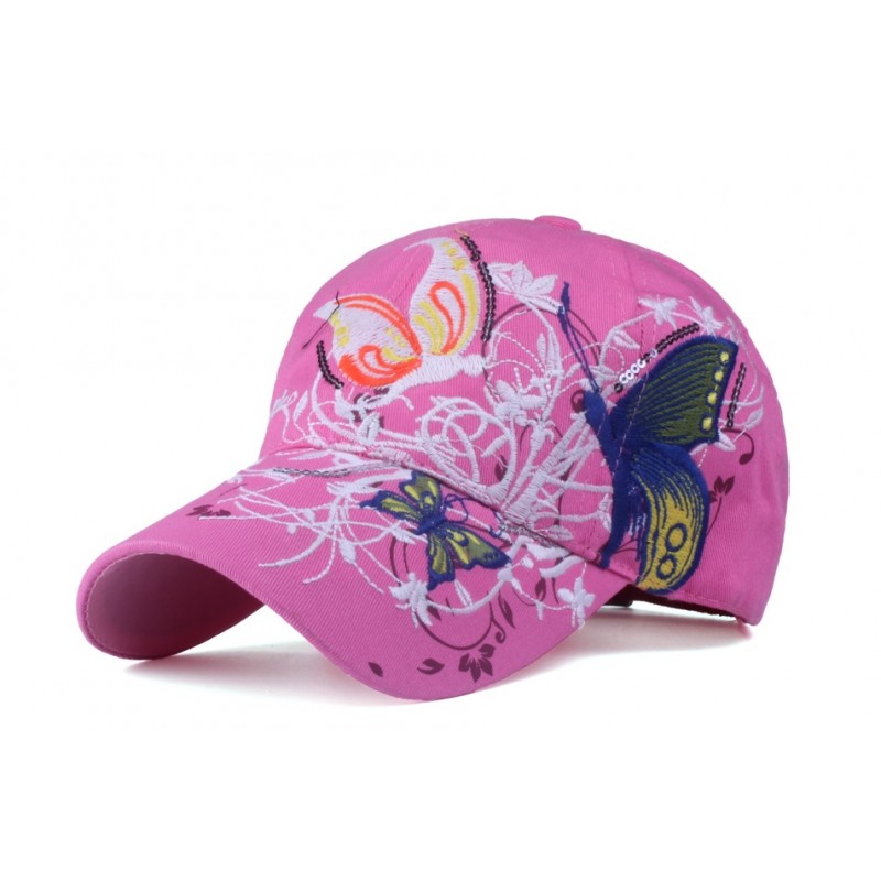 Schirmmütze Kappe *Schmetterling Butterfly ROSA* Brücher Qualität Größe wählbar 