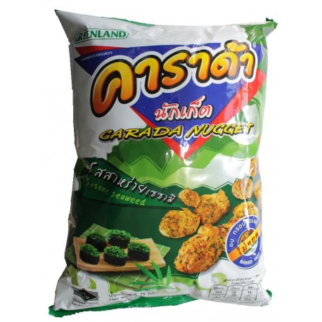 Algen Sesam Knabbergebäck 75g Thailand Seetangsnack Algensnack Algencracker