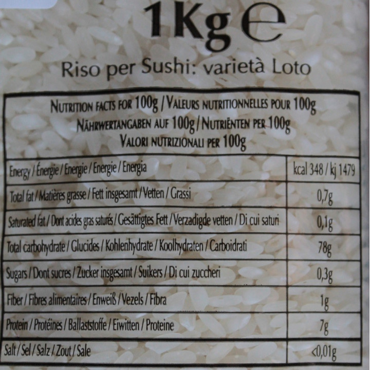japanischer Sushi Reis 1kg Premium Qualität Shinode sushi rice sushireis suschi