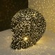 LED Totenkopf Sternenlicht Skull Totenschädel inkl. 4 Batterien gothic schädel (15x12x19)