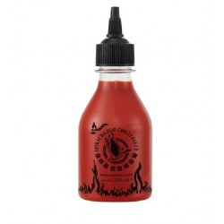 Sriracha BlackOut Chilisauce extrem scharf 200ml Chilisoße Thailand super hot