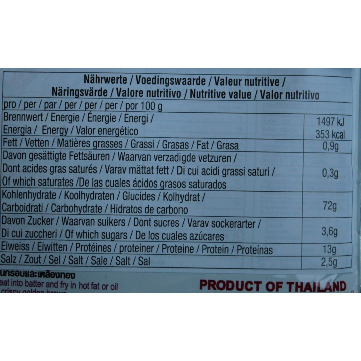 Tempura Paniermehl 150 g Tempuramehl Panade knusprig Japan Koch-Style Teig