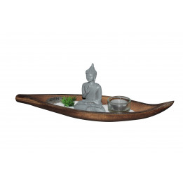 Kerzen Set Zen 6tlg. Teelichthalter Kerzenhalter Kerzenständer Buddha Feng Shui